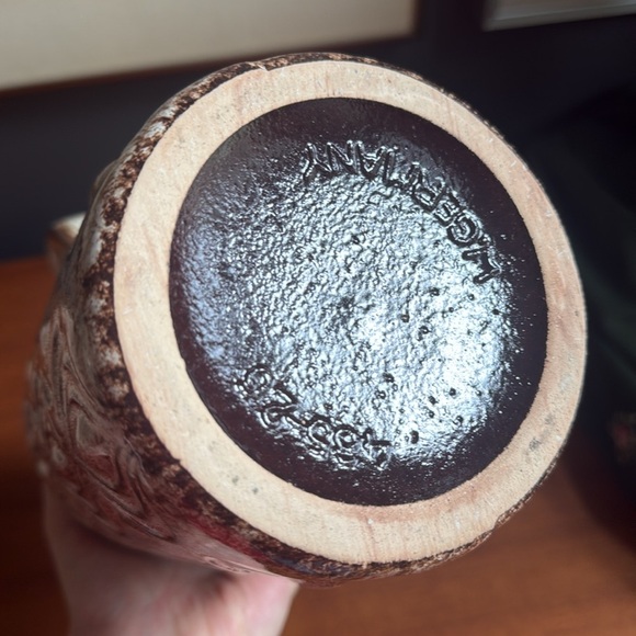 Mid Century Scheurich West German  Vase Onion Amsterdam Oswald Kleudgen 485-26 - Picture 4 of 7